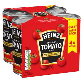 Heinz Classic Cream Of Tomato Soup 4X400G