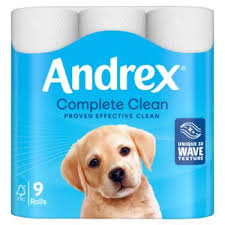 Andrex Complete Clean 9ROLL