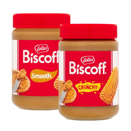 Lotus Biscoff Smooth Biscuit Spread 400G or Crunchy Spread 380G