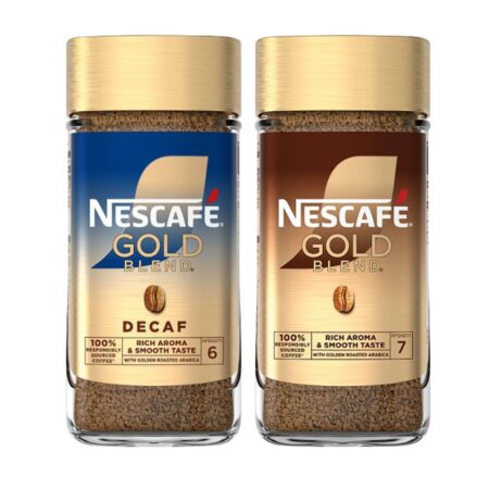 Nescafe Gold Blend Instant Coffee or Decaf 190G