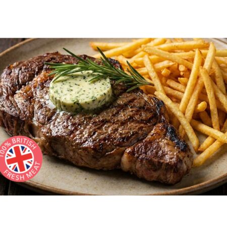 Co-op 2 British Ranch Steaks & French Fries 250g