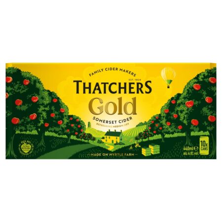 Thatchers Gold Cider Cans 10X440ML