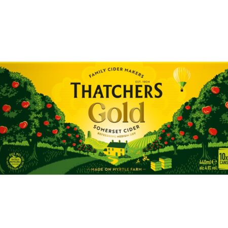 Thatchers Gold Cider Cans 10X440ML