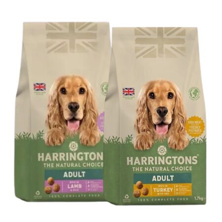 Harringtons Dry Dog Food Lamb or Turkey 1.7KG
