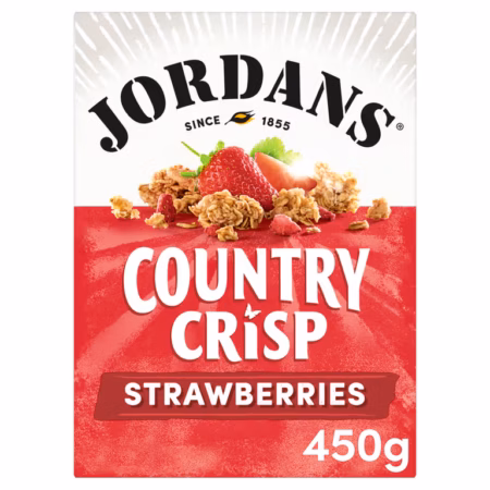 Jordans Country Crisp Sun-Ripe Strawberry Breakfast Cereal 450g