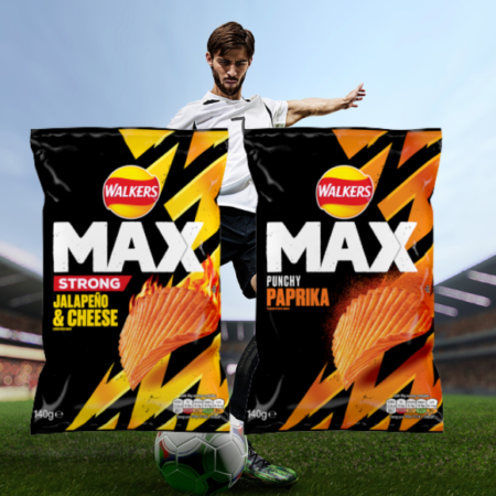 Walkers MAX Paprika or Jalapeno & Cheese 140G