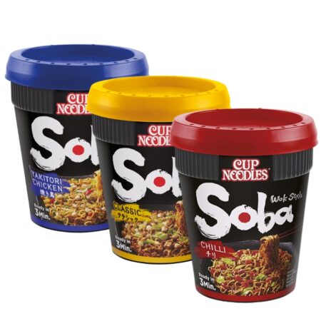 Soba Yakitori Chicken 89G Classic Pot 90G, or Chilli 92G