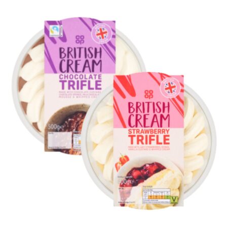 Co-op Chocolate or Strawberry Trifle 500G
