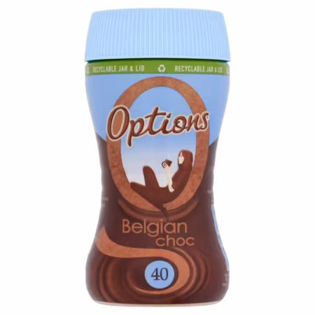 Options Belgian Chocolate Jar 220G