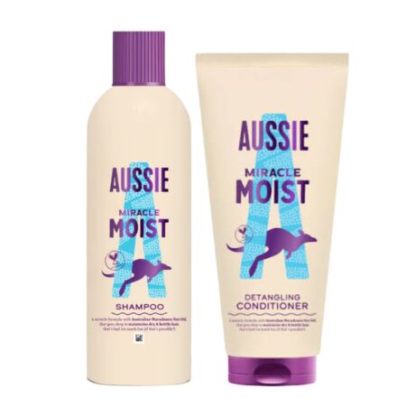 Aussie Miracle Moist Shampoo 300ML / Conditioner 200ML