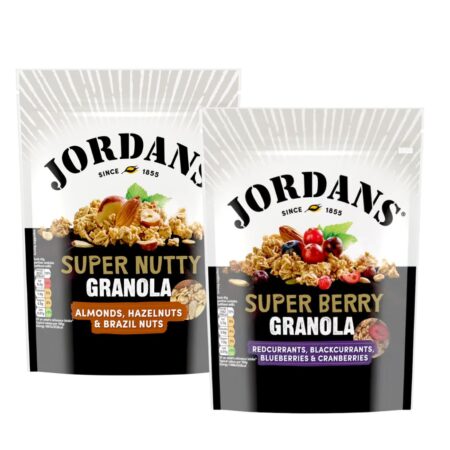 Jordans Superberry 370G or Super Nutty Granola 400G